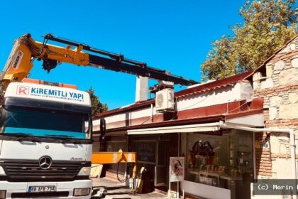 Fethiye Balıkçılar Hali'nde Yangın Sonrası Onarım Çalışmaları Devam Ediyor