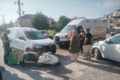 Fethiye'de Trafik Kazası: Motosiklet Sürücüsü Yaralandı