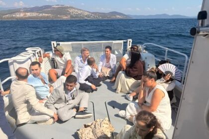 Milas Açıklarında Düzensiz Göçmen Operasyonu