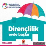 JEOLOJİ MÜHENDİSLERİ ODASI’NDAN AFET RİSKLERİNİN AZALTILMASI ÇAĞRISI